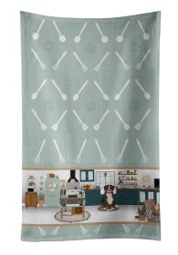 Bernese Mountain Dog in the Kitchen Kitchen Towel Dish Cloths Guest Hand Towel Decorative Bathroom Towel for Face,Tea, Dishcloth, Kitchen and Bat