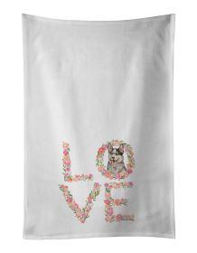 NEW Australian Cattle Dog #2 Love Kitchen Towel Set of 2 White Dish Towels Decorative Bathroom Hand towel for Hand, Face, Hair, Yoga, Tea, Dishcl