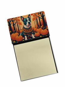 NEW Pit Bull Terrier Fall Sticky Note Holder Refillable Dispenser Self-Sticky Note Pads, Memo Pads Blank Desk Accessories
