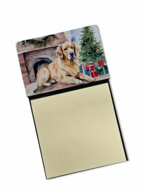 NEW Golden Retriever Cozy Christmas Sticky Note Holder Refillable Dispenser Self-Sticky Note Pads, Memo Pads Blank Desk Accessories